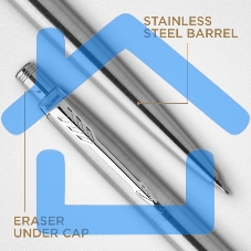 Набор ручек Parker Jotter Core KB61 (CW2093256) Stainless Steel CT, подарочная коробка ручка шариковая/карандаш механический 0.5