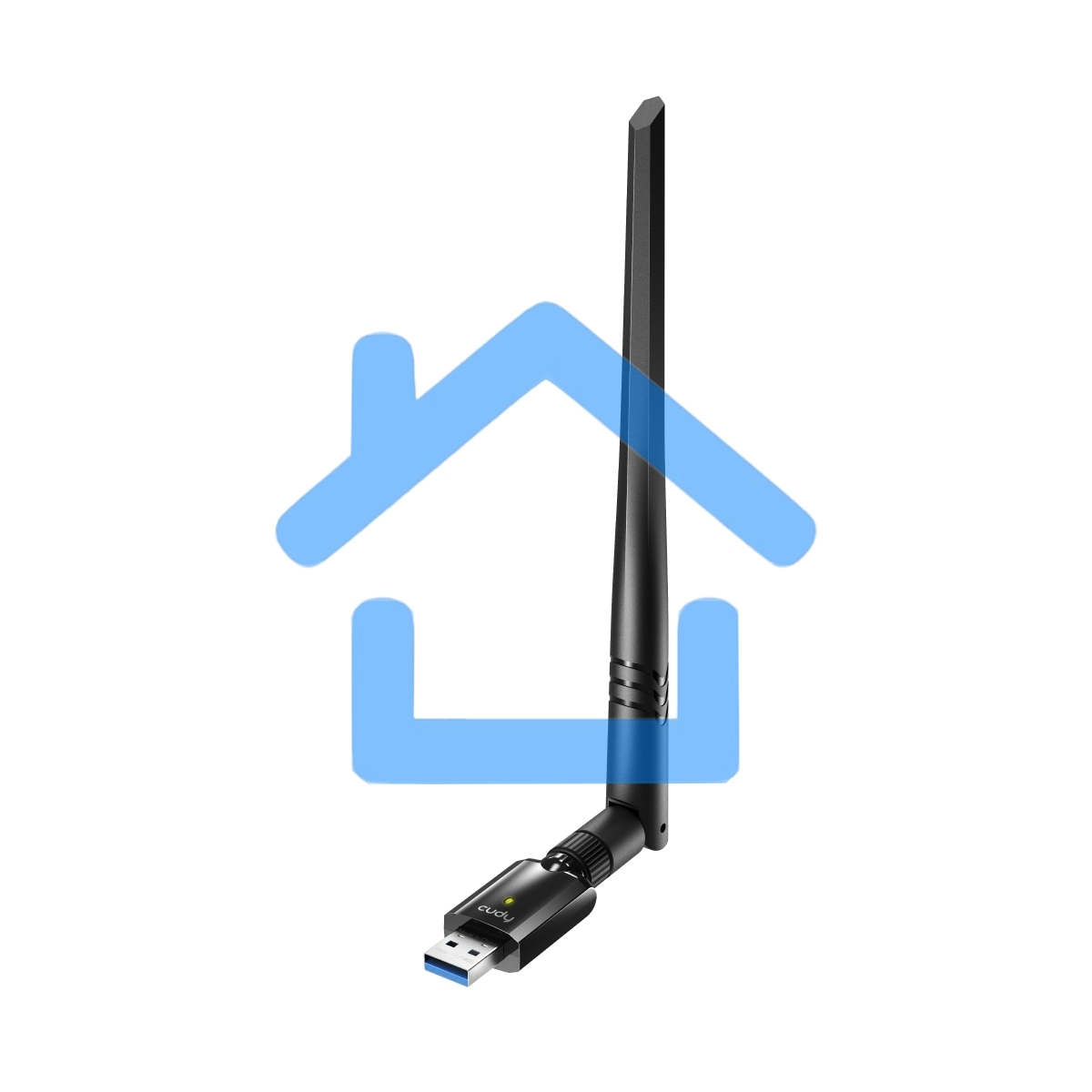 Сетевой адаптер Wi-Fi Cudy WU1400 AC1300 USB 3.0 (ант.внеш.несъем.) 1ант.