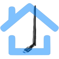 Сетевой адаптер Wi-Fi Cudy WU1400 AC1300 USB 3.0 (ант.внеш.несъем.) 1ант.