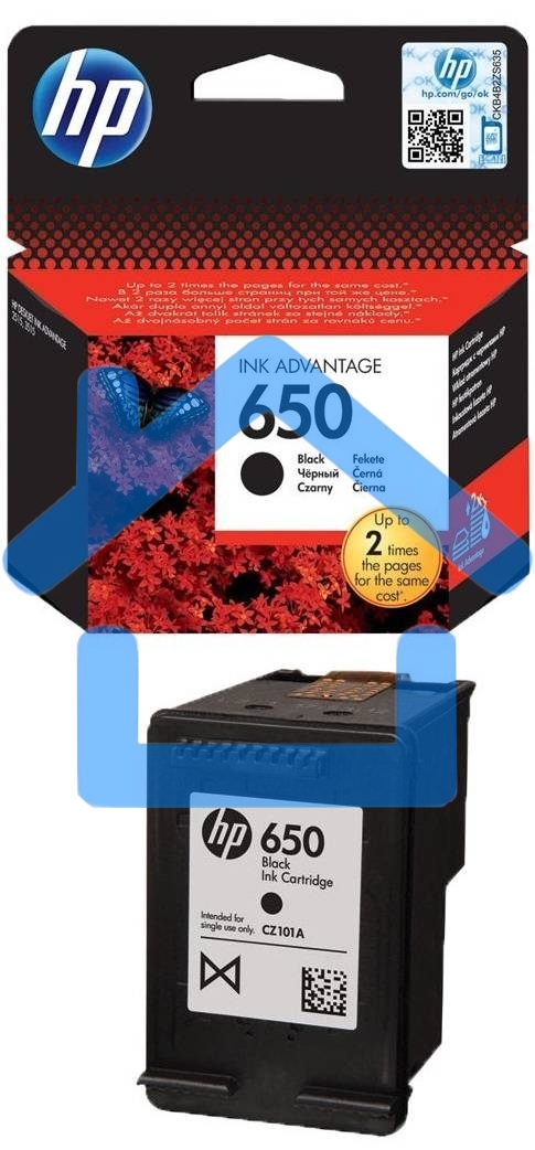 Картридж струйный HP 650 CZ101AE черный для HP DJ IA 2515