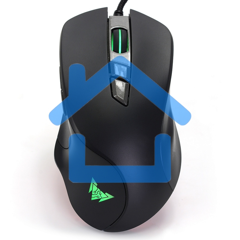 Мышь проводная Crown CMGM-903 черный, 7000 dpi, USB, кнопки - 7