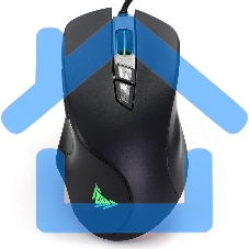 Мышь проводная Crown CMGM-903 черный, 7000 dpi, USB, кнопки - 7