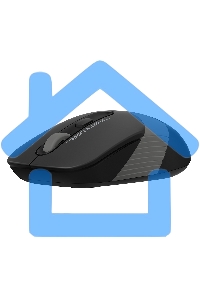 Мышь беспроводная A4Tech Fstyler FG10S черный/серый, 2000 dpi, радиоканал, USB, кнопки - 4