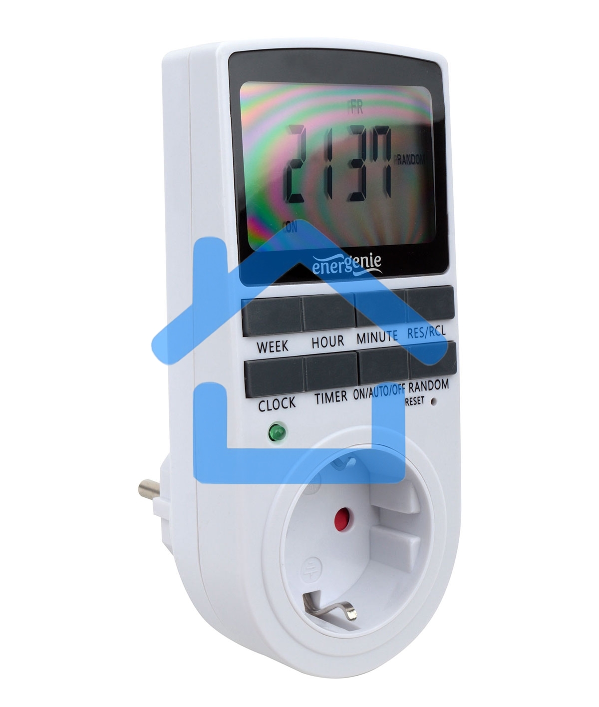 Таймер электрический Energenie EG-SST-01, LCD-дисплей 2,3″, белый