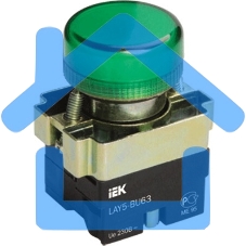 Арматура светосигнальная LAY5-BU63 d22мм зел. ИЭК BLS50-BU-K06