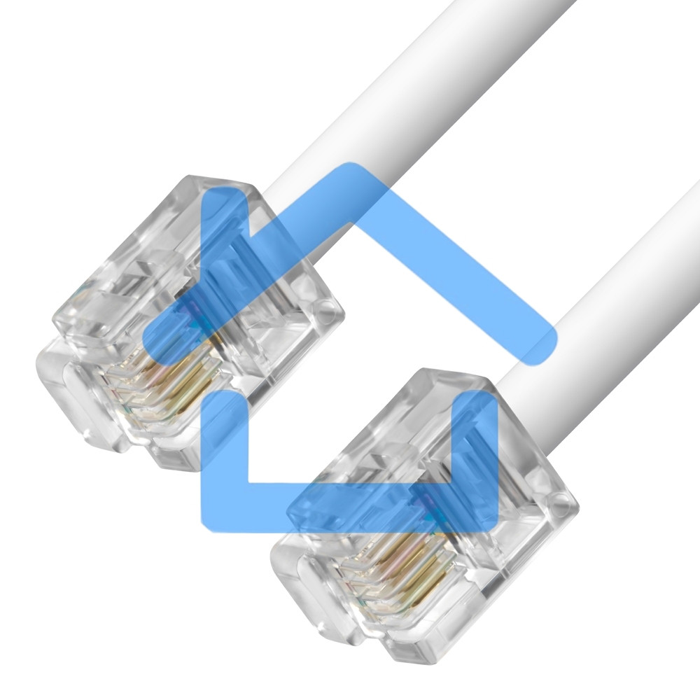 Телефонный шнур Greenconnect удлинитель для аппарата 10.0m GCR-TP6P4C-10.0m, 6P4C (джек 6p4c - jack 6p4c) белый Greenconnect Телефонный шнур удлинитель для аппарата 10.0m GCR-TP6P4C-10.0m, 6P4C (джек 6p4c - jack 6p4c) белый