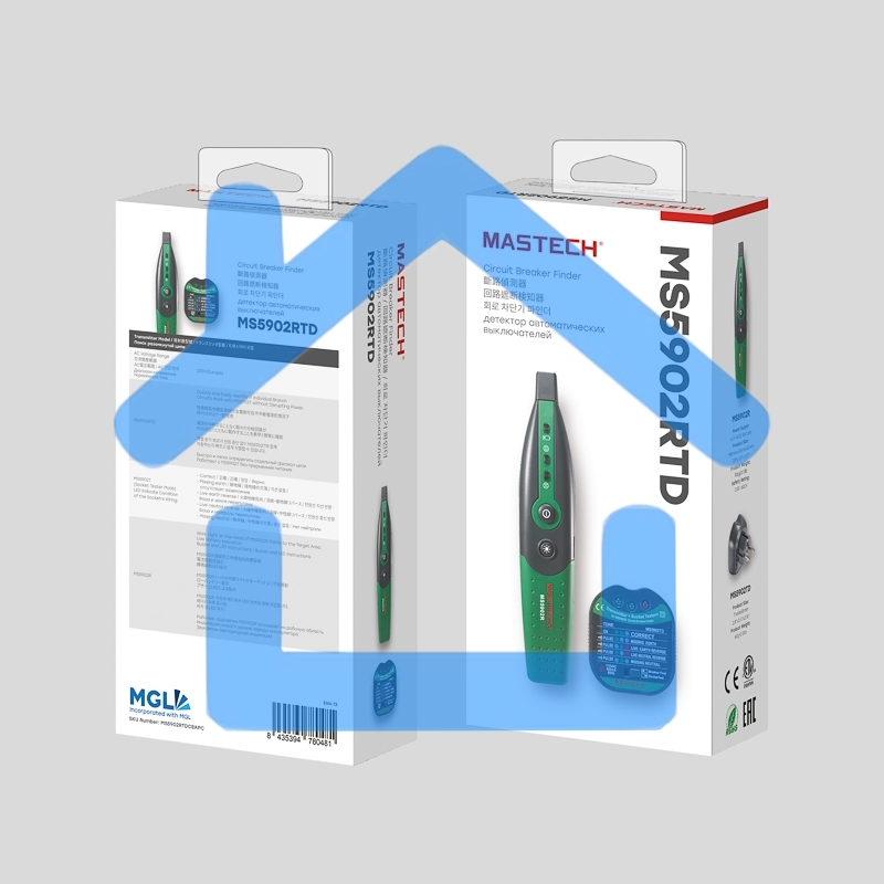 Тестер розеток, детектор автоматов MS5902RTD MASTECH