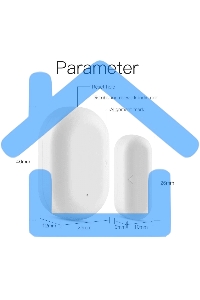 Датчик открытия дверей и окон MOES Door&Window Sensor ZSS-X-GWM-C, Zigbee, CR2032