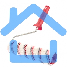 Валик в сборе Matrix НЕЙЛОН, 250 мм, ворс 12 мм, D 48 мм, D ручки 8 мм