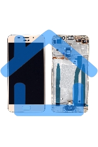 Дисплей для Asus ZenFone 3s Max ZC521TL золотой с рамкой