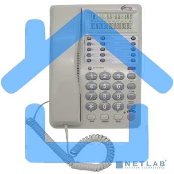 Телефон проводной Ritmix RT-495 белый
