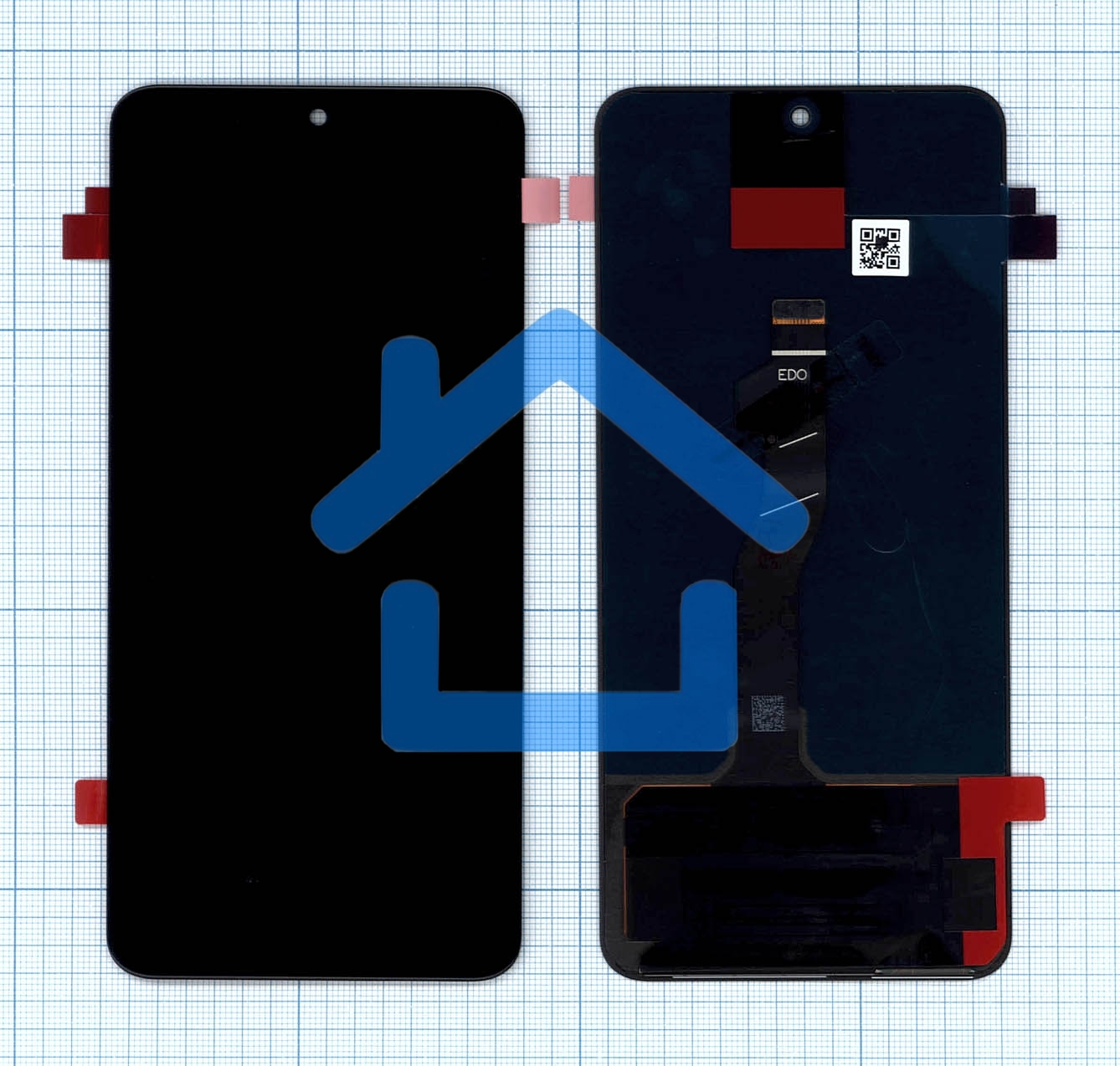 Дисплей для Huawei Nova 10 SE в сборе с тачскрином, черный