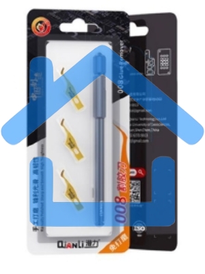 Нож для снятия клея с набором лезвий Qianli 008