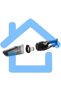 Пылесос вертикальный Endever VC-286 серый, питание от сети, 100 Вт, уборка сухая, пылесборник 1.9 л