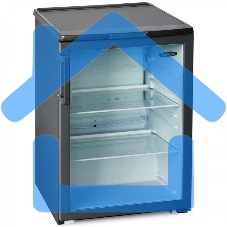 Холодильная витрина Бирюса W152 графит однокамерный 152 л