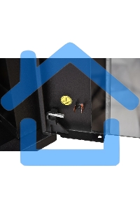 Шкаф телеком. настенный разборный 9U (600х650), съемные стенки, дверь металл (ШРН-М-9.650.1)