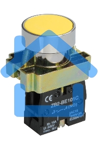 Кнопка управления LAY5-BA51 без подсветки желтая 1з  | BBT60-BA-K05 | IEK