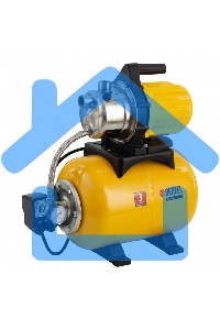 Насосная станция Denzel PS800X автоматическая 800Вт 3200л/ч ресивер 24л подъем 38м