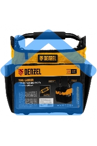 Переноска для инструмента, 260х240х300 мм, 22 кармана, наплечный ремень Denzel