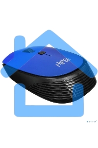 Мышь беспроводная HIPER HOMW-083 синий, 1600 dpi, радиоканал, USB, кнопки - 4