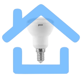 Лампа светодиодная GAUSS 106001106LED Reflector R50 E14 6W 2700K