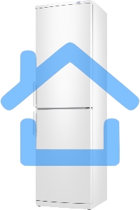 Холодильник Atlant XM-4025-000 белый двухкамерный 225/139л морозилка снизу
