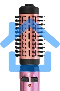 Фен-щетка Starwind SHB 7070 1000Вт фиолетовый