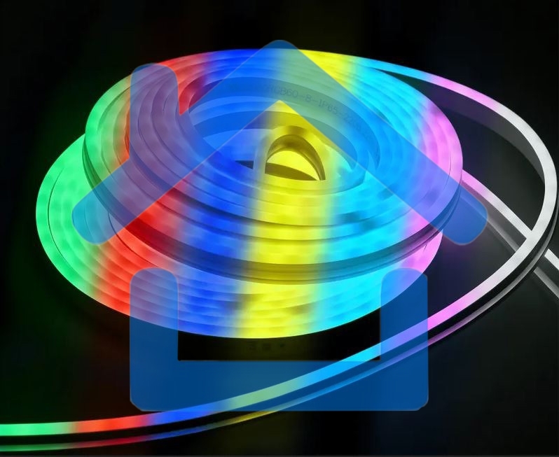 Комплект DIY (5050RGB60-8-IP65-220В 5м + драйвер) IEK LSR5-RGB-060-65-2-05-S0