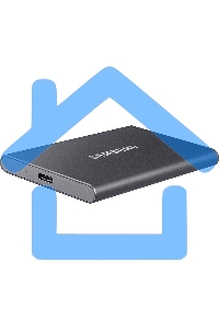Внешний SSD Samsung T7, 2TB, USB 3.2 Gen 2 Type-C, R/W 1050/1000, титан