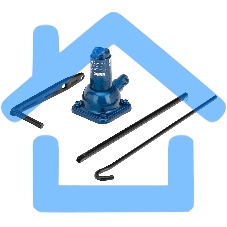 Домкрат механический бутылочный STELS, 2 т, h подъема 160–325 мм 50101
