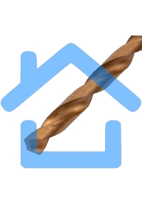 Сверло по металлу Matrix, 8 мм, HSS, нитридтитановое покрытие, цилиндрический хвостовик