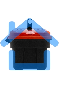 Ящик для инструмента с мет. замками 16