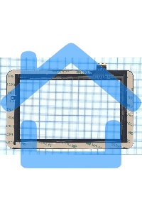 Сенсорное стекло (тачскрин) для DNS E78, черное