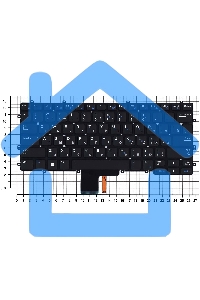 Клавиатура для ноутбука Dell Latitude 13 7370 черная с подсветкой