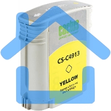 Картридж струйный Cactus CS-C4913 №82 желтый (72 мл) для HP Design Jet 500/800C