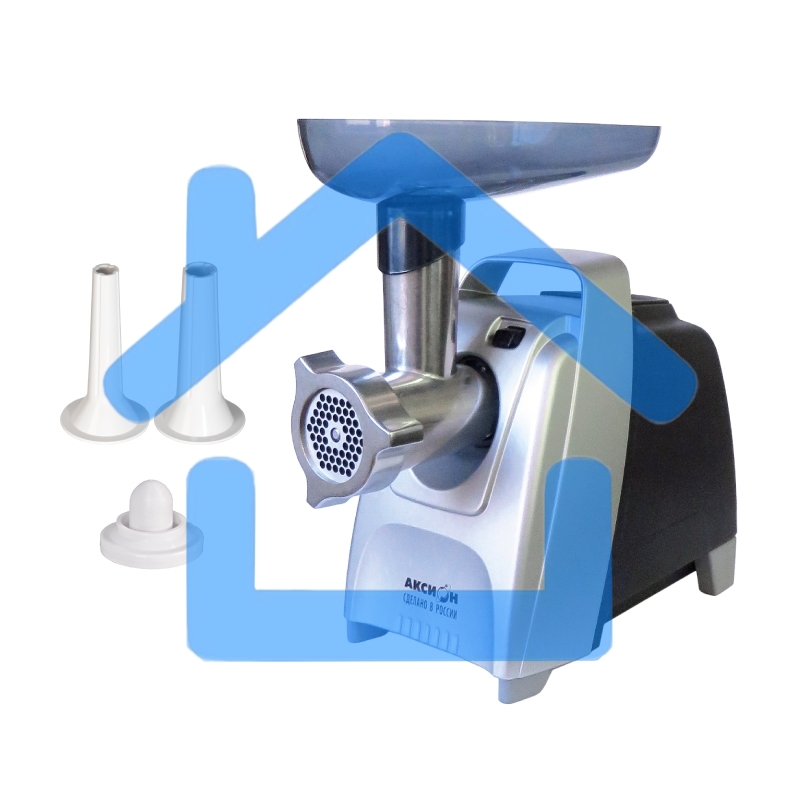 Мясорубка электрическая Аксион М62.01 черный-серебристый