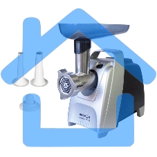 Мясорубка электрическая Аксион М62.01 черный-серебристый