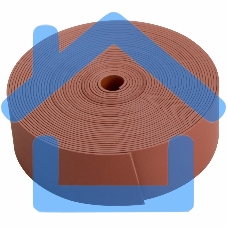 Термоусаживаемая лента с клеевым слоем Rexant 25 мм х 1,0 мм, красная, ролик 5 м, ТЛ-1,0