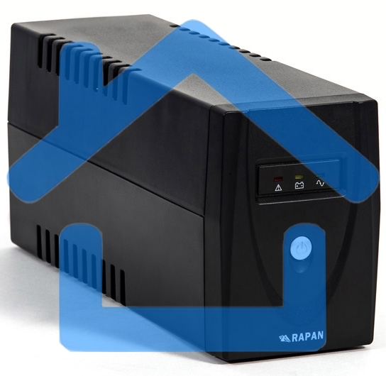 Источник бесперебойного питания RAPAN-UPS 800 220 В 800В.А/480Вт меандр с АКБ 7А.ч интерактивный Бастион 738