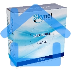 Кабель SkyNet Standart UTP indoor 4x2x0,48, медный, FLUKE TEST, кат.5e, однож., 100 м, box, серый