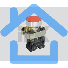 Кнопка управления LAY5-BA51 без подсветки желтая 1з  | BBT60-BA-K05 | IEK