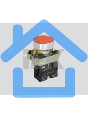Кнопка управления LAY5-BA51 без подсветки желтая 1з  | BBT60-BA-K05 | IEK