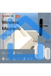 Датчик открытия дверей и окон MOES Door&Window Sensor ZSS-X-GWM-C, Zigbee, CR2032