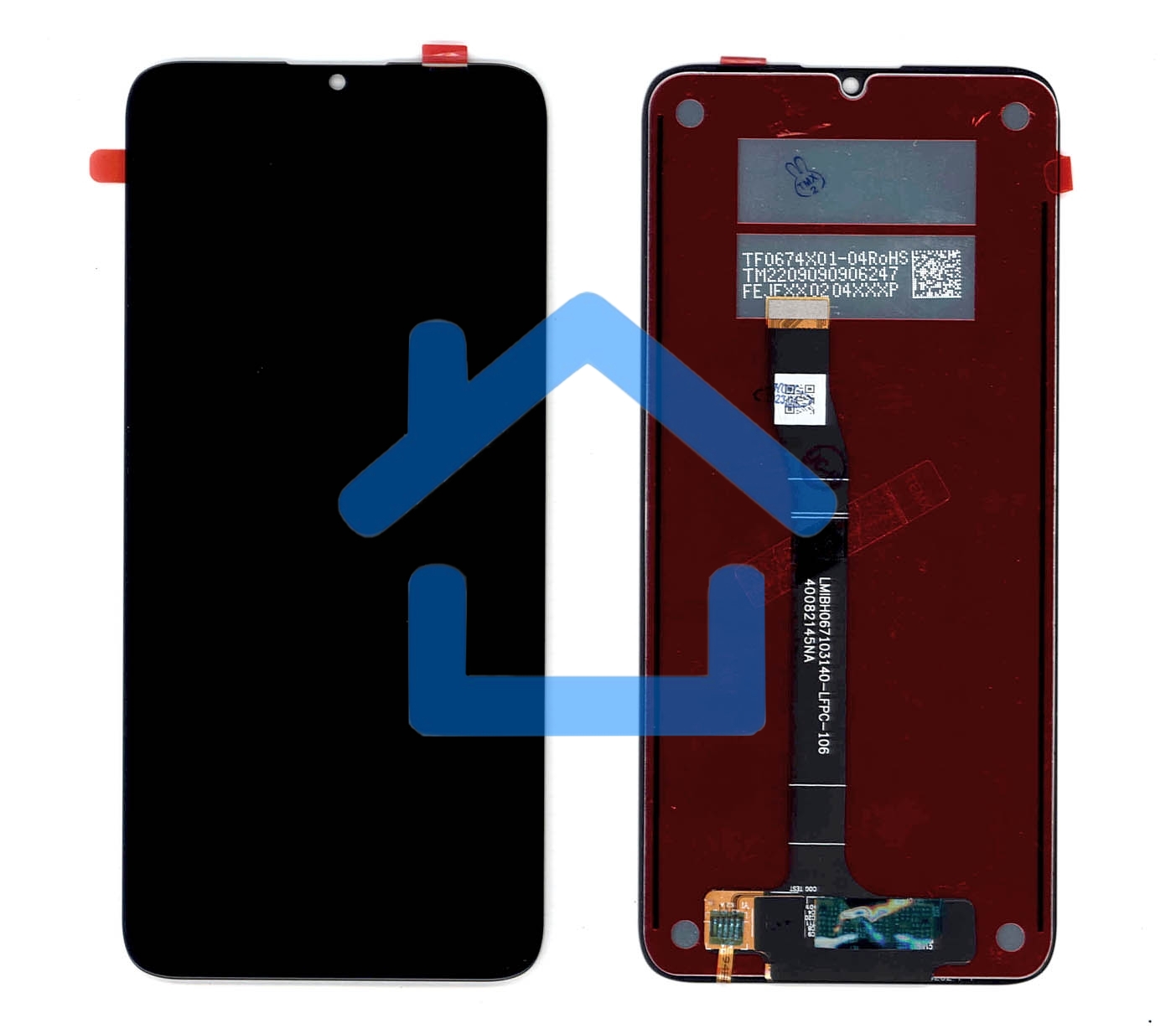 Дисплей для Huawei Nova Y70 в сборе с тачскрином, черный