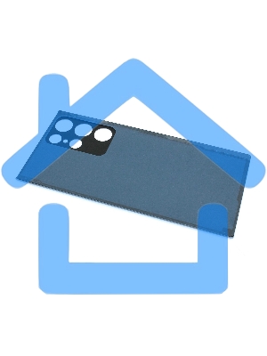 Задняя крышка для Samsung Galaxy S22 Ultra S908U синяя