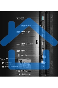 Телевизор Hisense 75'' 75U7Q PRO черный Mini LED UHD 144Hz Smart TV