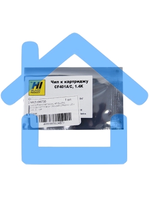 Чип Hi-Black к картриджу HP CLJ Pro M252dw/M277/Canon CRG-045 (CF401A) OEM size, C, 1,4K