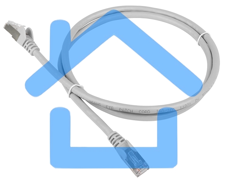 Патч-корд Lanmaster TWT-45-45-0.5/S-GY 10 PCS 0.5м FTP Cat 5e Grey