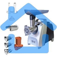 Мясорубка электрическая Аксион М62.02 черный-серебристый