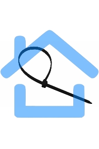 Хомут-стяжка кабельная нейлоновая Rexant 200 x4,8 мм, черная, упаковка 100 шт.